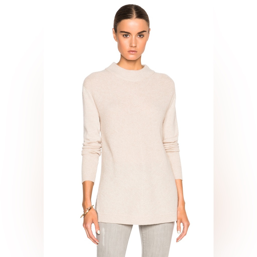 Rag & Bone 100% Cashmere Alexis Tunic Oatmeal Sweater XS